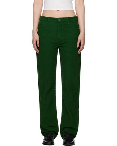 The Row Carlind Pants - Green