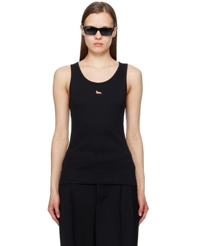 Maison Kitsuné Baby Fox Tank Top - Black