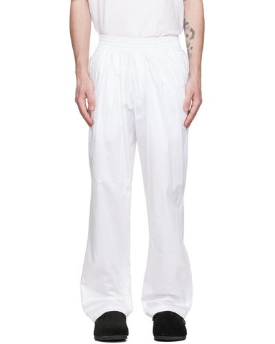 True Tribe Off- Chill Steve Lounge Trousers - White