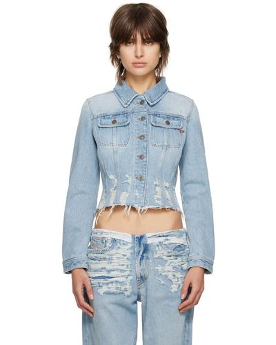 DIESEL Jean and denim jackets for Women | Online Sale up to 80% off | Lyst