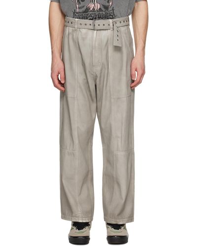 Izzue Belted Trousers - Multicolour