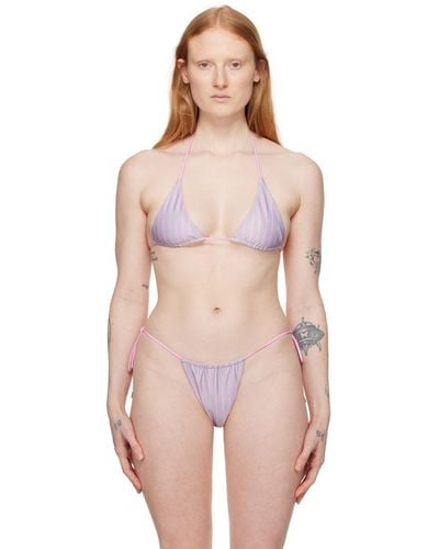 Poster Girl Elle Reversible Bikini Top - Pink