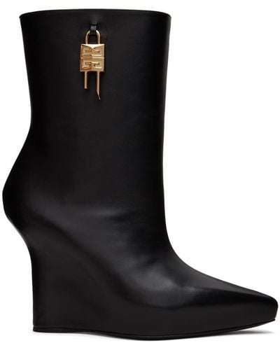 Givenchy G-Lock Ankle Boots - Black