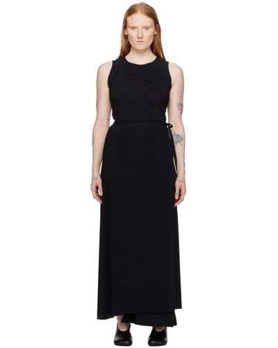 MM6 by Maison Martin Margiela Layered Maxi Dress - Black