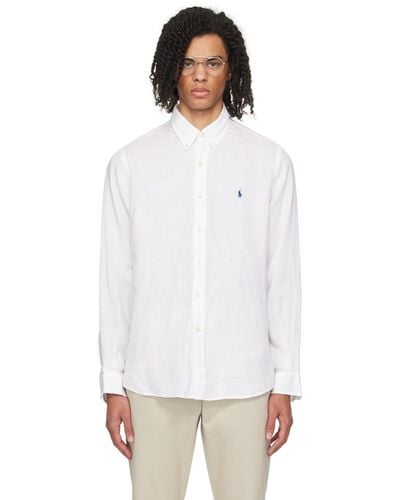 Polo Ralph Lauren ホワイト ライトウェイト シャツ