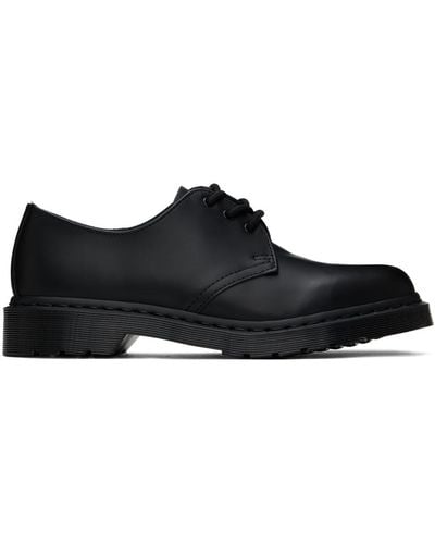 Dr. Martens 1461 Mono Smooth Leather Oxfords - Black
