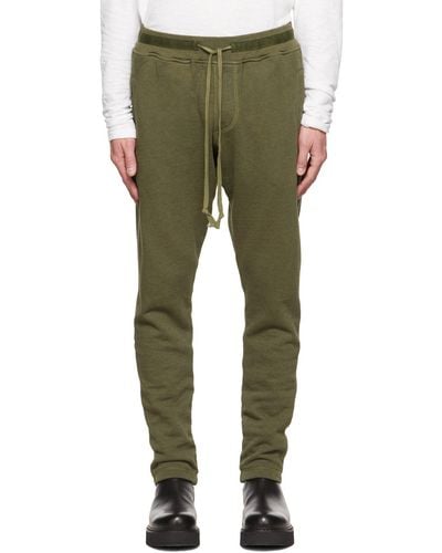 Greg Lauren New Sweat Lounge Pants - Green