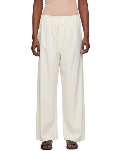 Baserange Off- Stoa Trousers - White