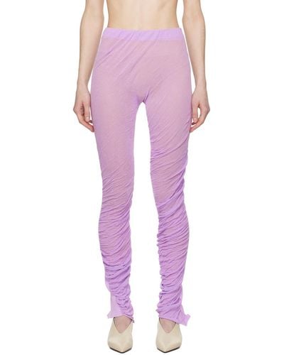 Issey Miyake Ambiguous leggings - Pink