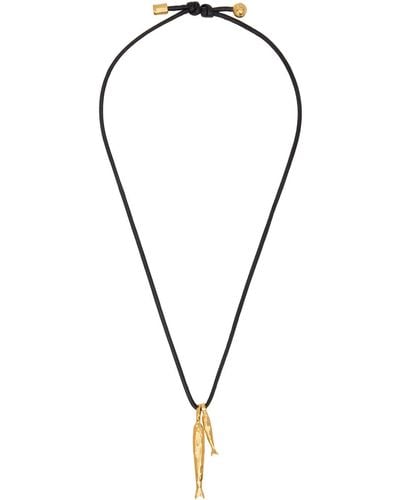 Alighieri 'the Gone Fishing' Necklace - Black