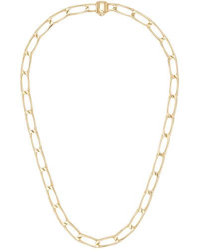 Emanuele Bicocchi Squa Link Chain Necklace - Metallic