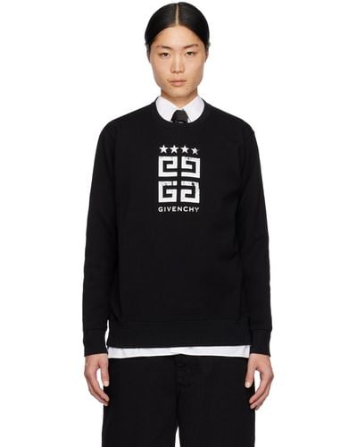 Givenchy Black 4g Stars Sweatshirt