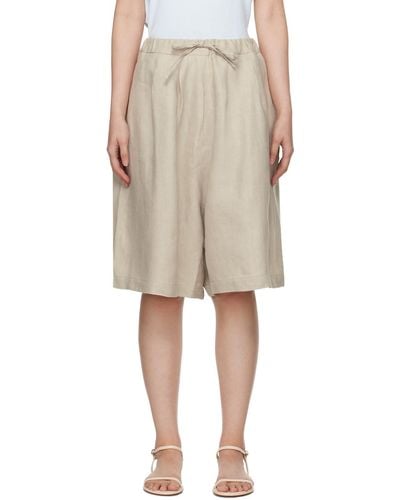 Cordera Maxi Shorts - Natural