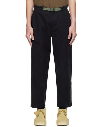 Dime Belted Trousers - Black
