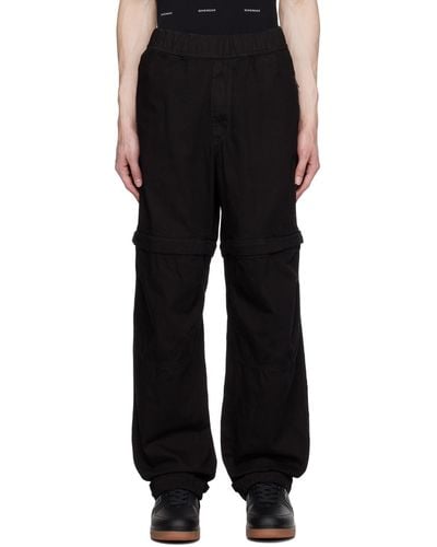 Givenchy Black Zip Off Jeans