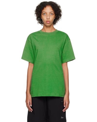 Dime Embroide T-shirt - Green
