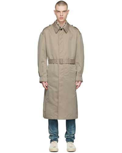 Tom Ford Beige Polyester Trench Coat - Multicolor