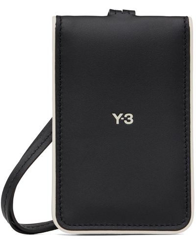 Y-3 Pochette noire à dragonne