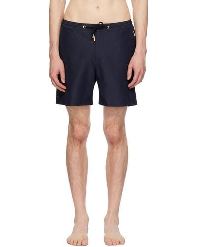 Orlebar Brown Navy Bulldog Swim Shorts - Blue