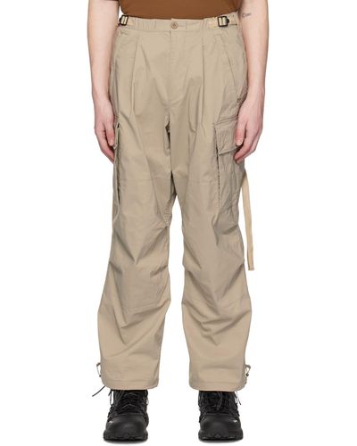 F/CE Relaxed-fit Cargo Trousers - Natural