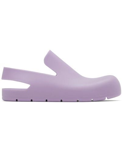 Bottega Veneta Purple Puddle Loafers - Black
