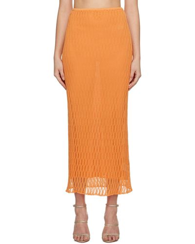 Camilla & Marc Nova Maxi Skirt - Orange