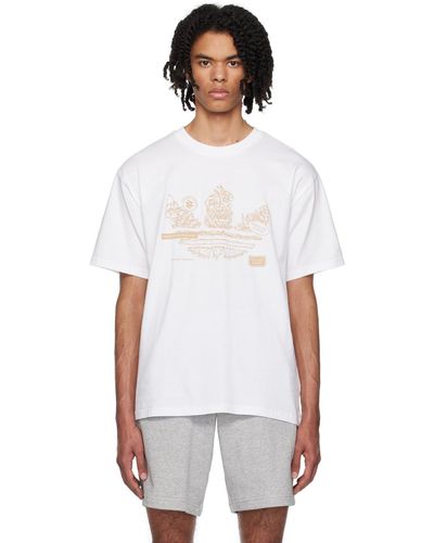 adidas Originals T-shirt graphique blanc