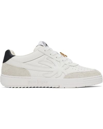 Palm Angels White Palm Beach College Sneakers - Black