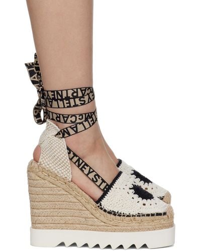 Stella McCartney Off-white Gaia Espadrilles - Brown