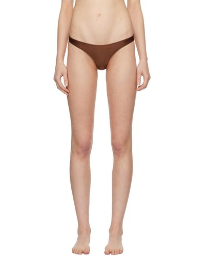 Frankie's Bikinis Culotte de bikini dove brune - Multicolore