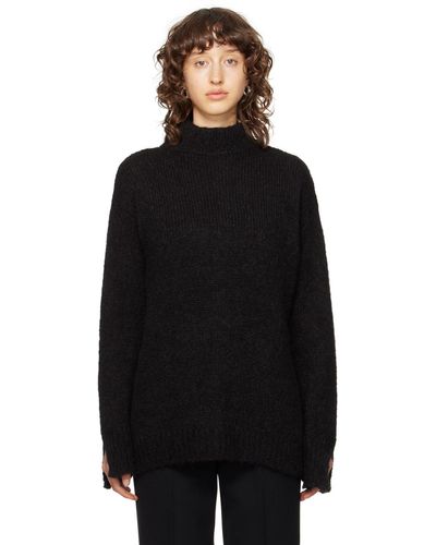 Rohe Split Sweater - Black