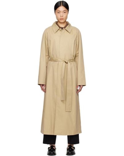 Commas Belted Trench Coat - Natural