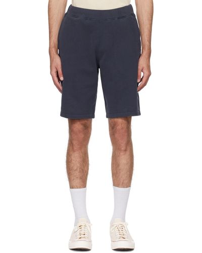 Sunspel Relaxed-fit Shorts - Blue