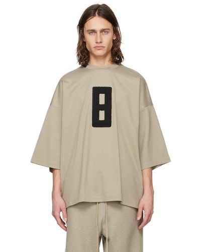 Fear Of God Embroide T-shirt - Natural