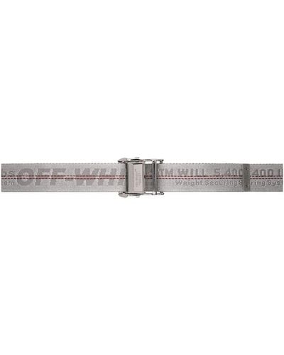 Off-White c/o Virgil Abloh Silver Classic Industrial Belt - Metallic