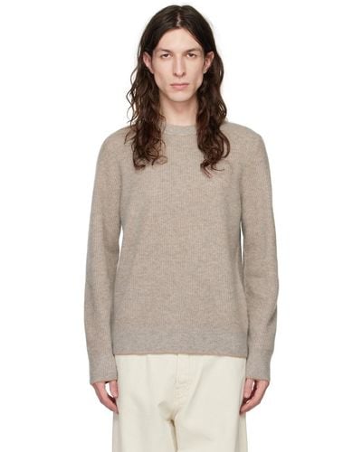 Vince Brown Boiled Sweater - Multicolour