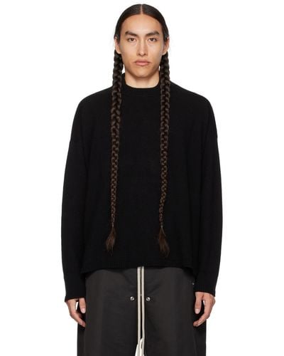 Rick Owens Black Tommy Lupetto Jumper