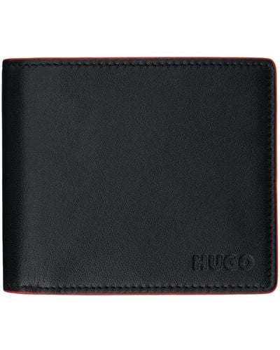 HUGO レザー 財布 - ブラック