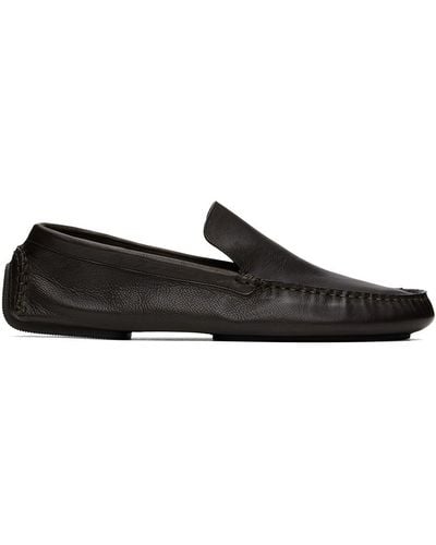 The Row Lucca Loafers - Black
