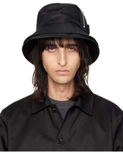 Sacai Pocket Double Brim Hat - Black