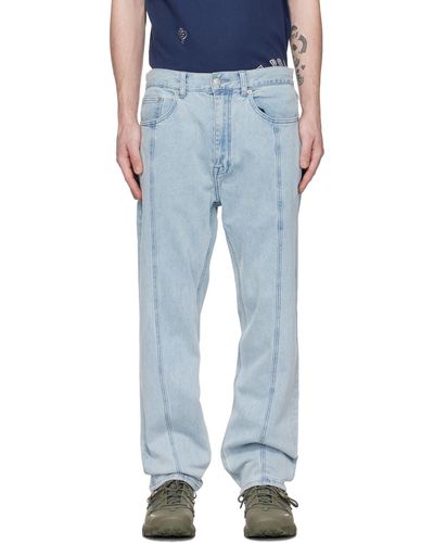 Izzue Pinched Seam Jeans - Blue