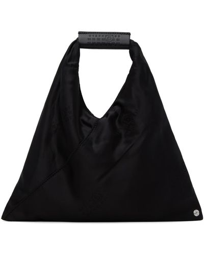 MM6 by Maison Martin Margiela Mini cabas triangulaire noir