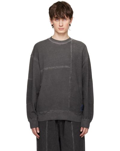Izzue Cold-dyed Sweatshirt - Black
