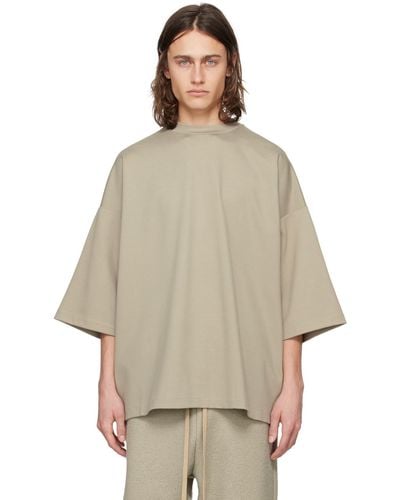 Fear Of God Embroide T-shirt - Natural