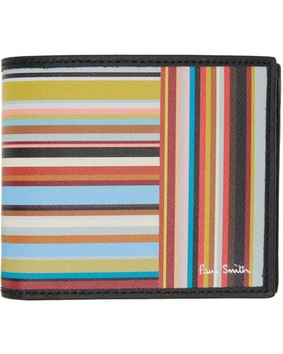 Paul Smith Multicolour Signature Stripe Wallet