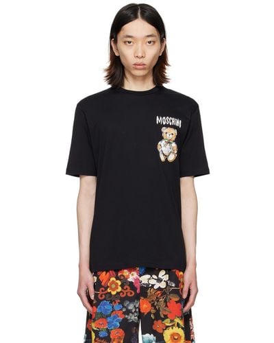 Moschino プリントtシャツ - ブラック