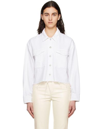 White Agolde Jackets for Women | Lyst