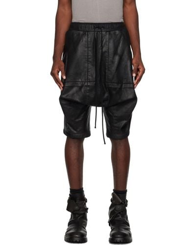 Julius Over Crotch Shorts - Black
