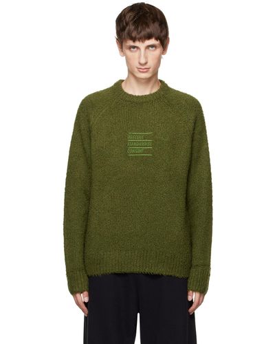 Raf Simons Green Fred Perry Edition Jumper