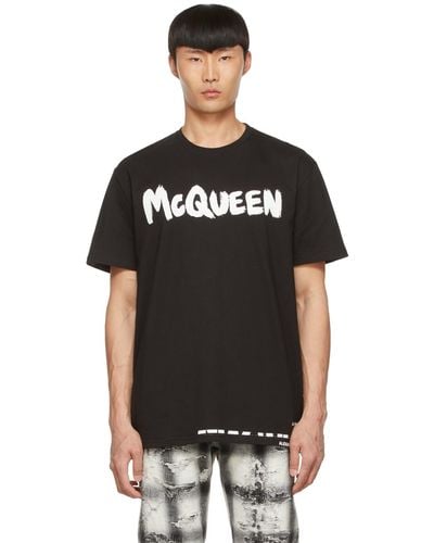 Alexander McQueen コットン Tシャツ - ブラック
